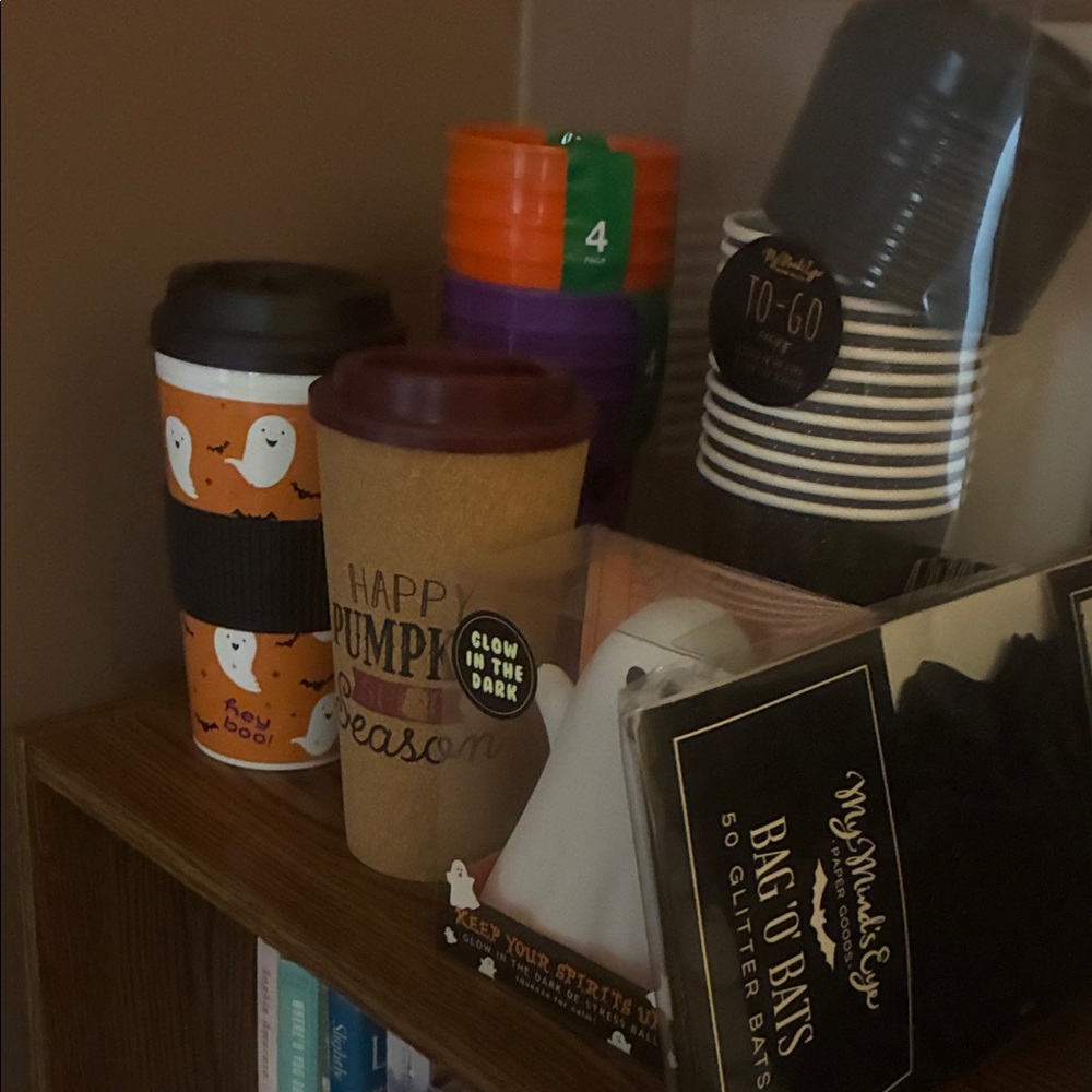 Halloween Themed Travel Mug Set